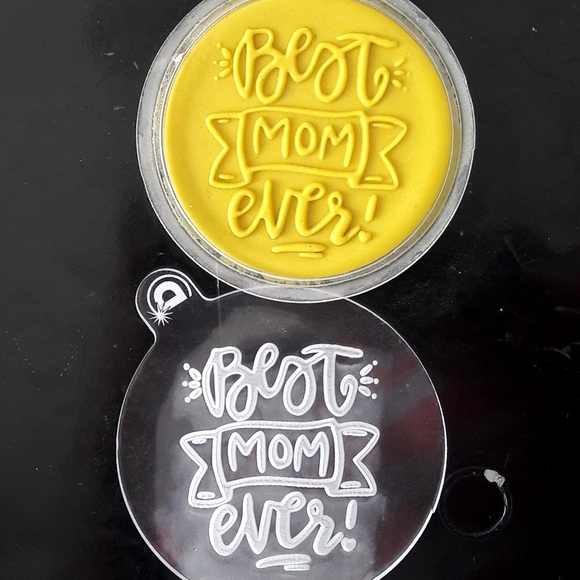 Special Mother's Day Acrylic Outbosser Fondant Stamps For Cakes & Cupcakes. - Picture 12 of 15